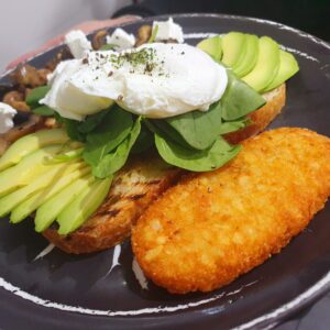 Feta & Mushroom Stack