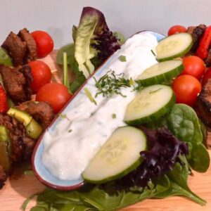 Moroccan Lamb with French onion dip