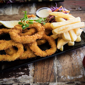 Kids Squid and Chips